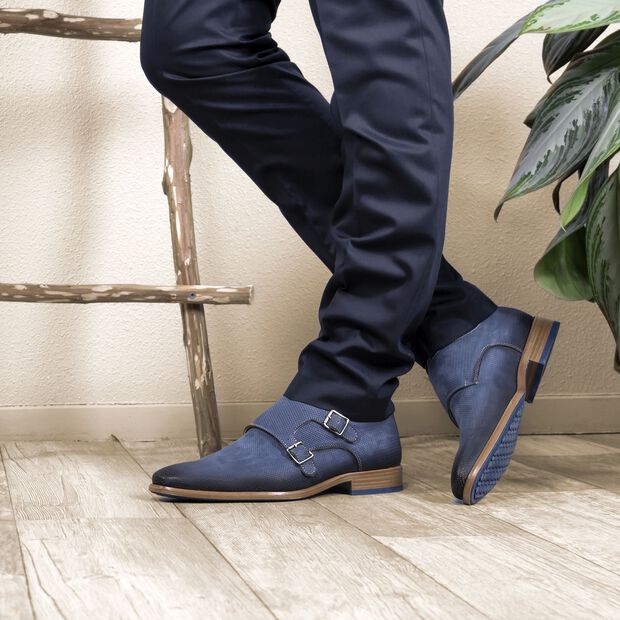 Double monk strap - large