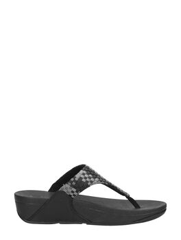 Lulu Silky Weave Toe-Post Sandals